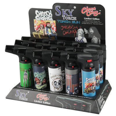 Cheech & Chong Mini Torch Lighter | 4.5" | Assorted