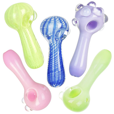 Glow in the Dark Spoon Pipe | 4.5"-5" | Assorted