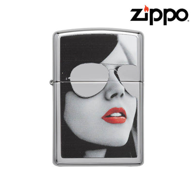 Zippo Lighter - Sunglasses Lady